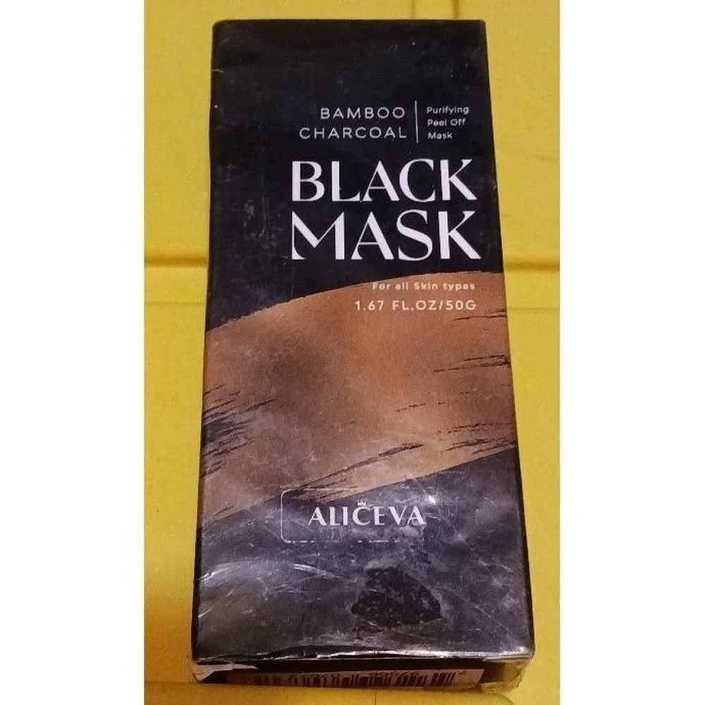 NEW Aliceva Bamboo Charcoal Purifying Peel Off Black Mask